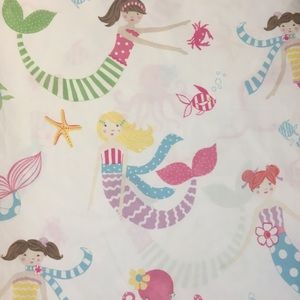 Pottery Barn Kids Mermaid Twin Sheet Set (2)